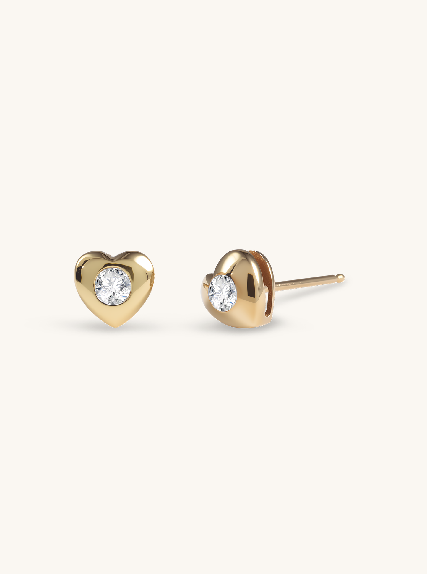 Eternal Heart Diamond Studs