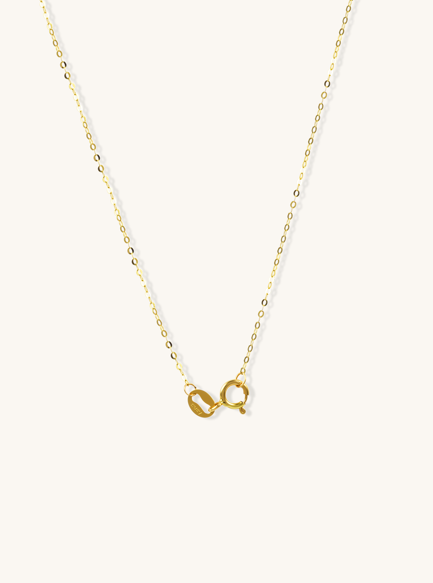 18K Gold Drop Herkimer Necklace with Diamond