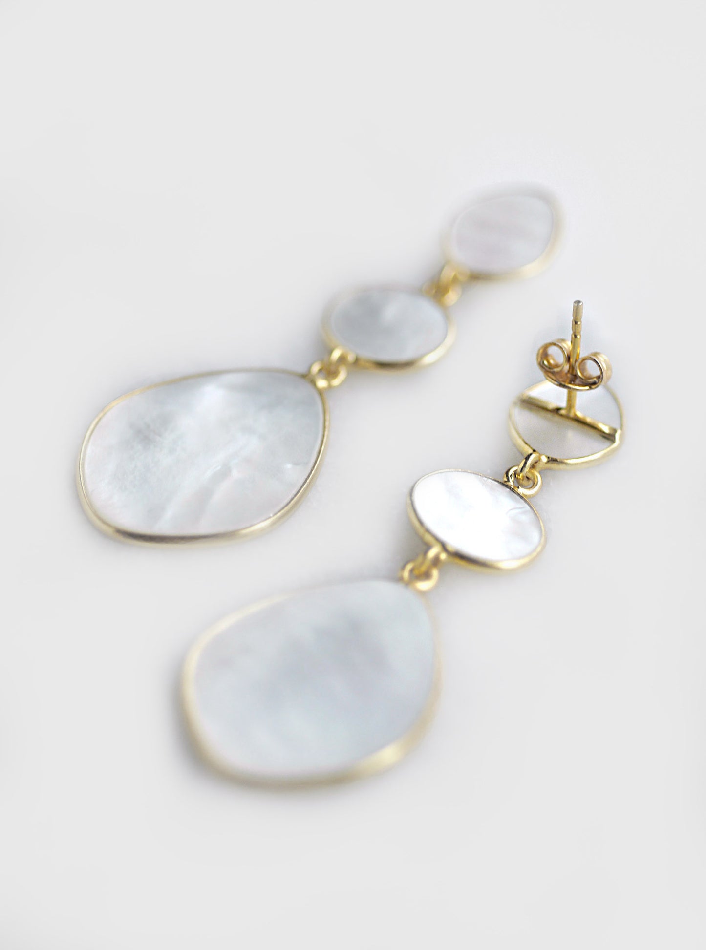 Triple Kite Mop Earrings