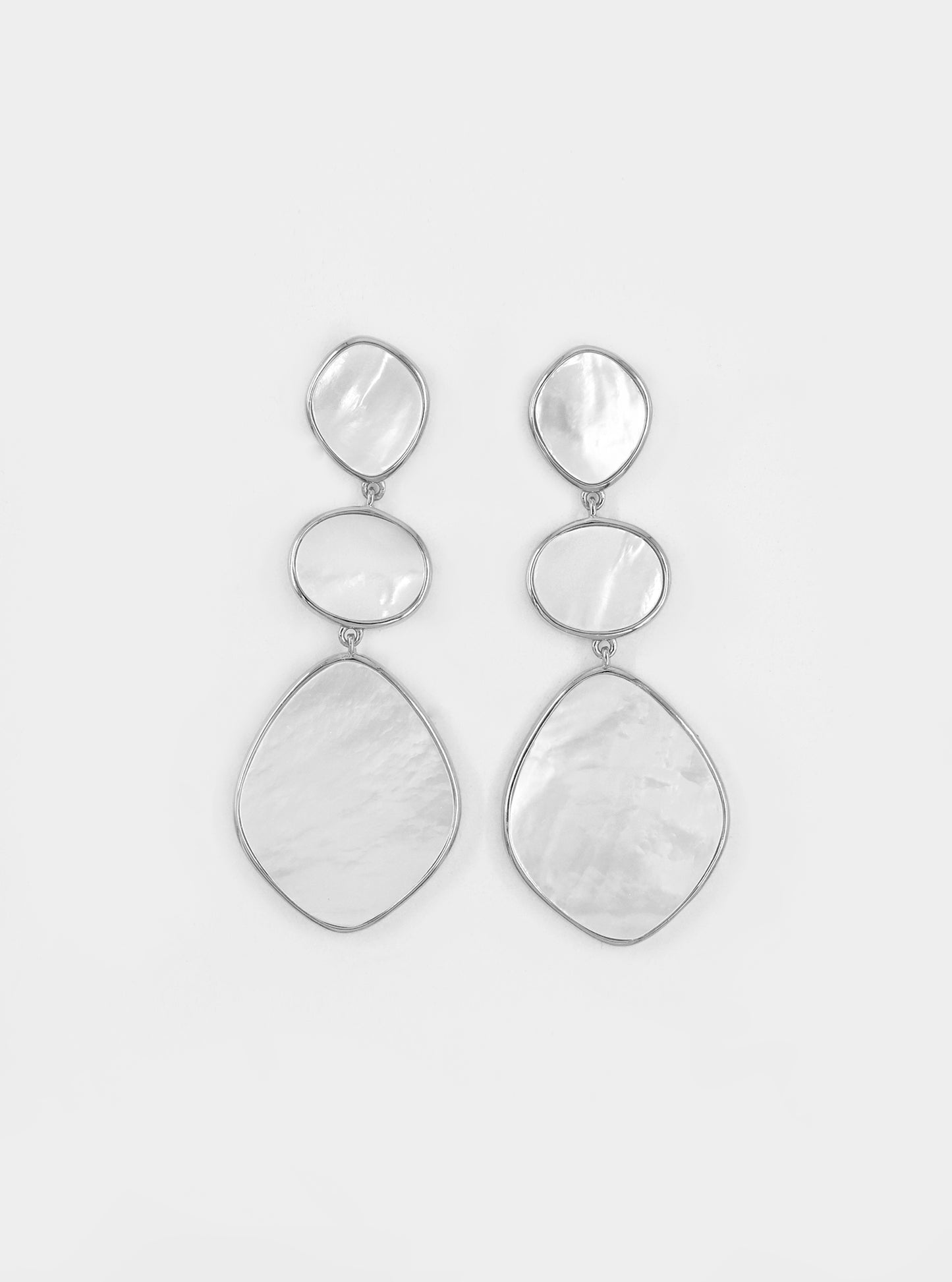 Triple Kite Mop Earrings