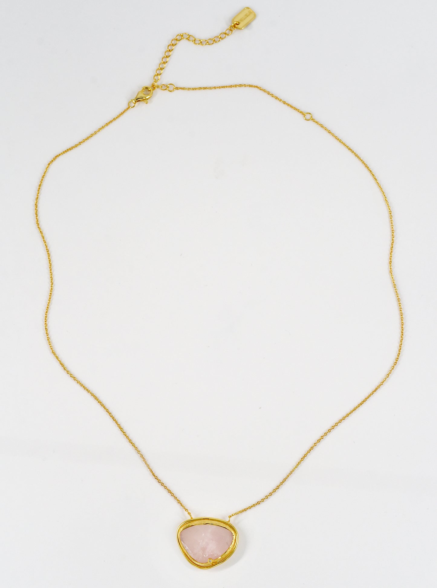 Natural Gemstone Kidney Shaped Necklace