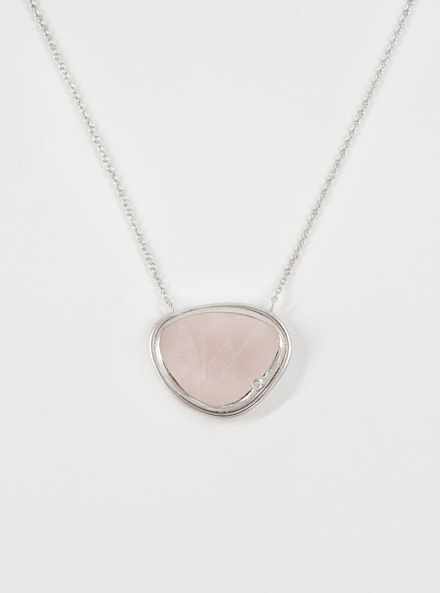 Natural Gemstone Kidney Shaped Necklace