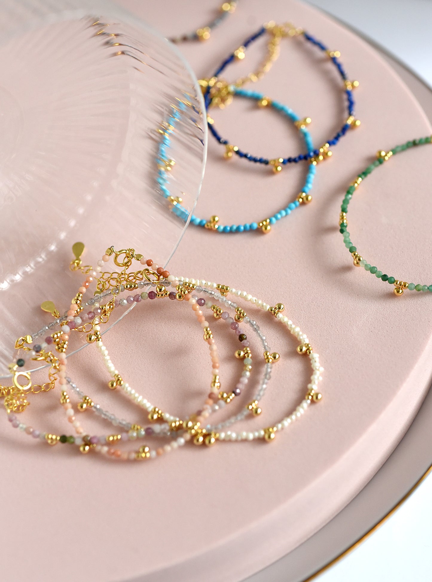 Dangling Gemstone Bracelet