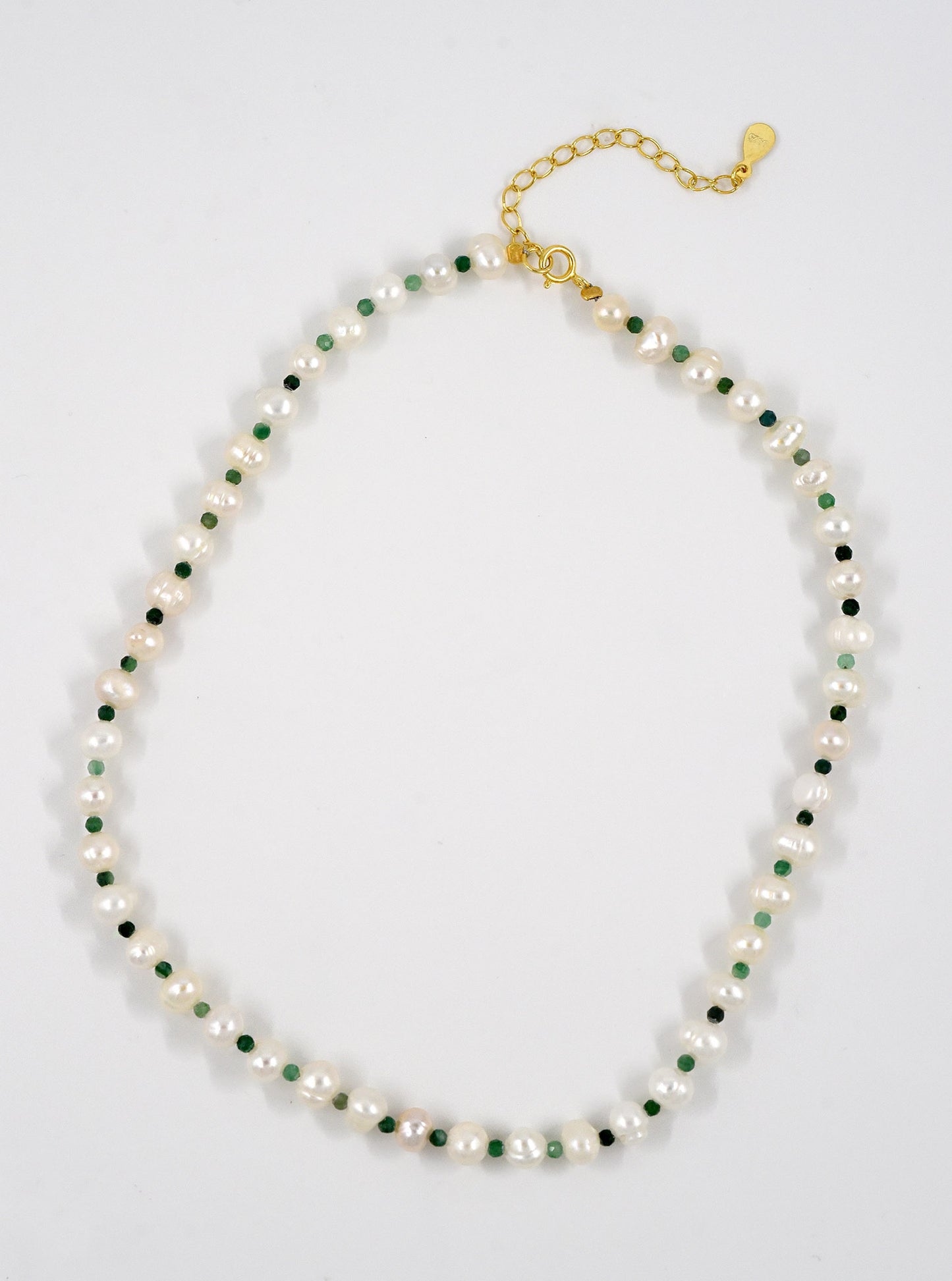 Pearl with Beaded Gemstones
