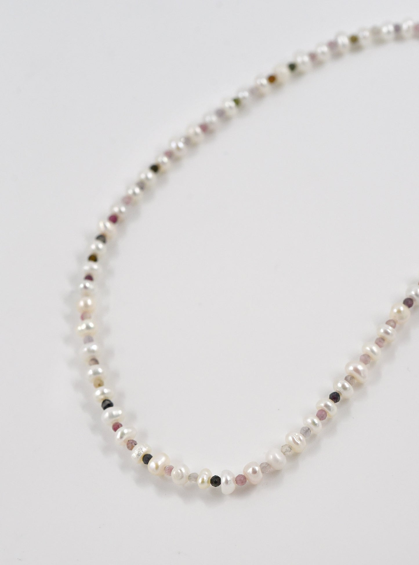 Pearl with Beaded Gemstones
