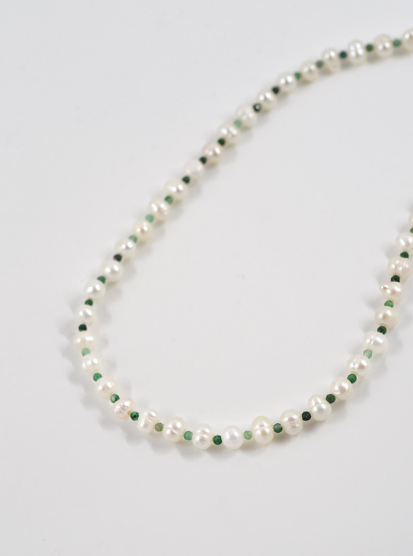 Pearl with Beaded Gemstones