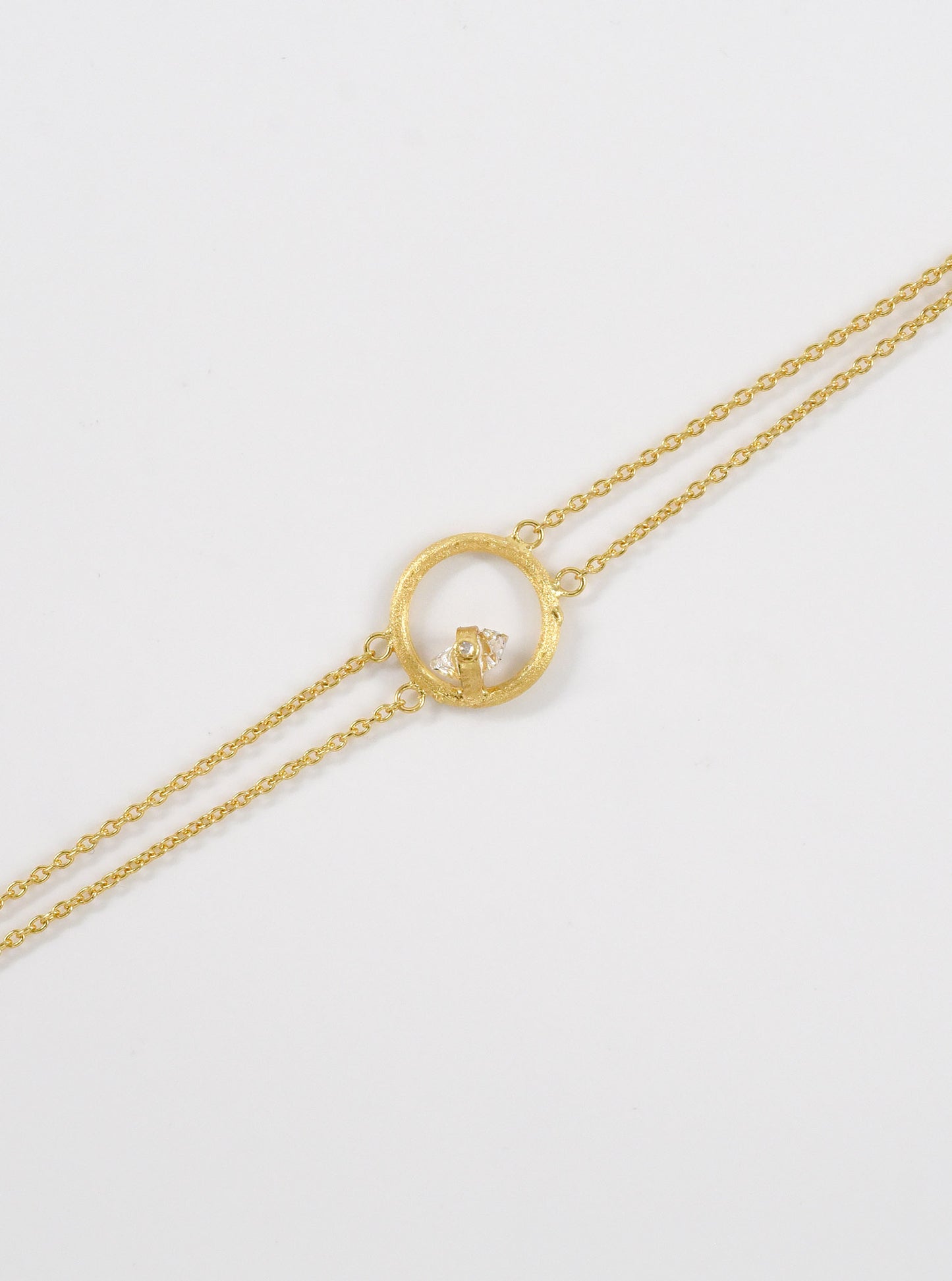 Herkimer Diamond Twiling Bracelect