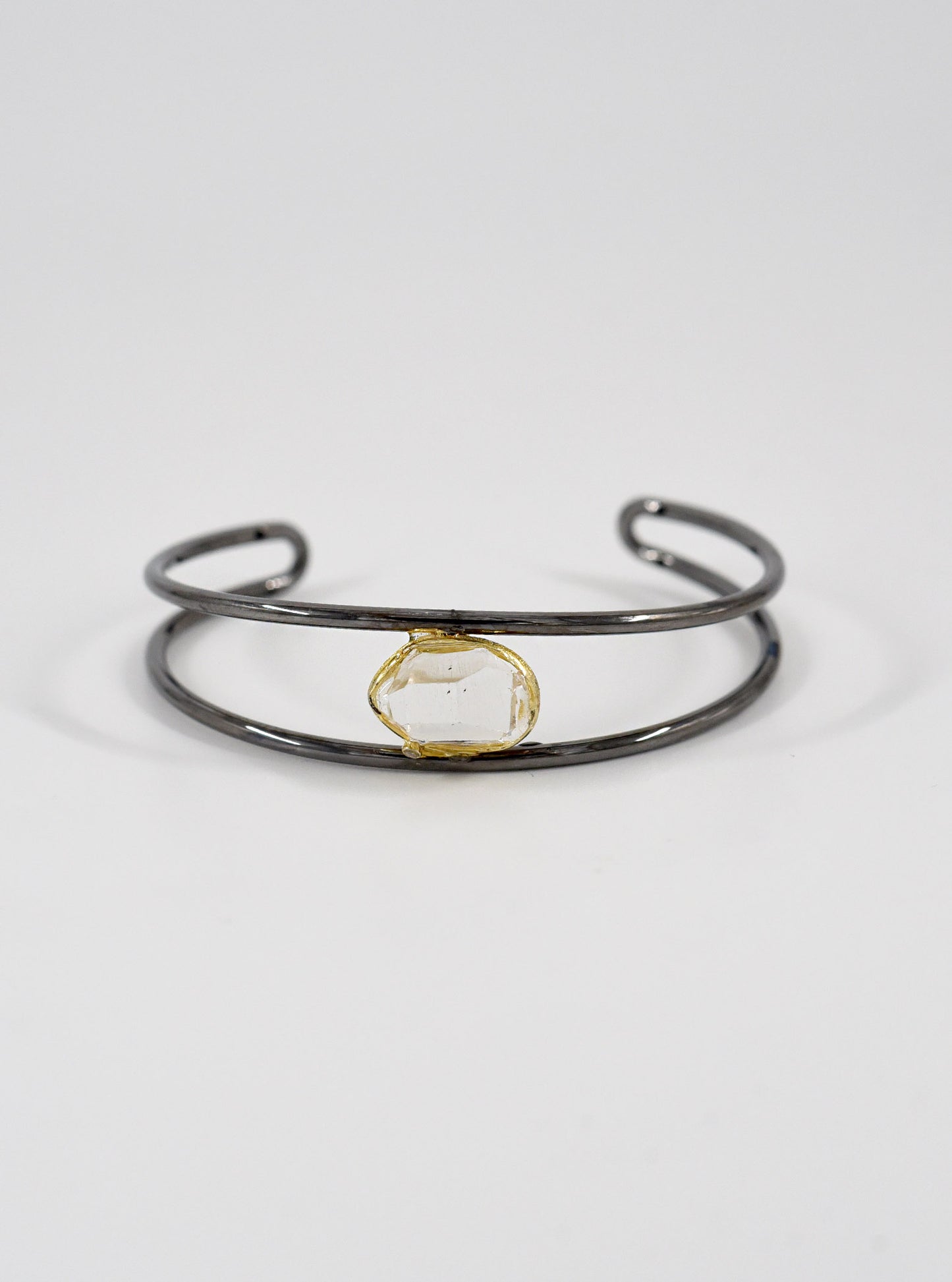 Herkimer Diamond Harmony Bangle