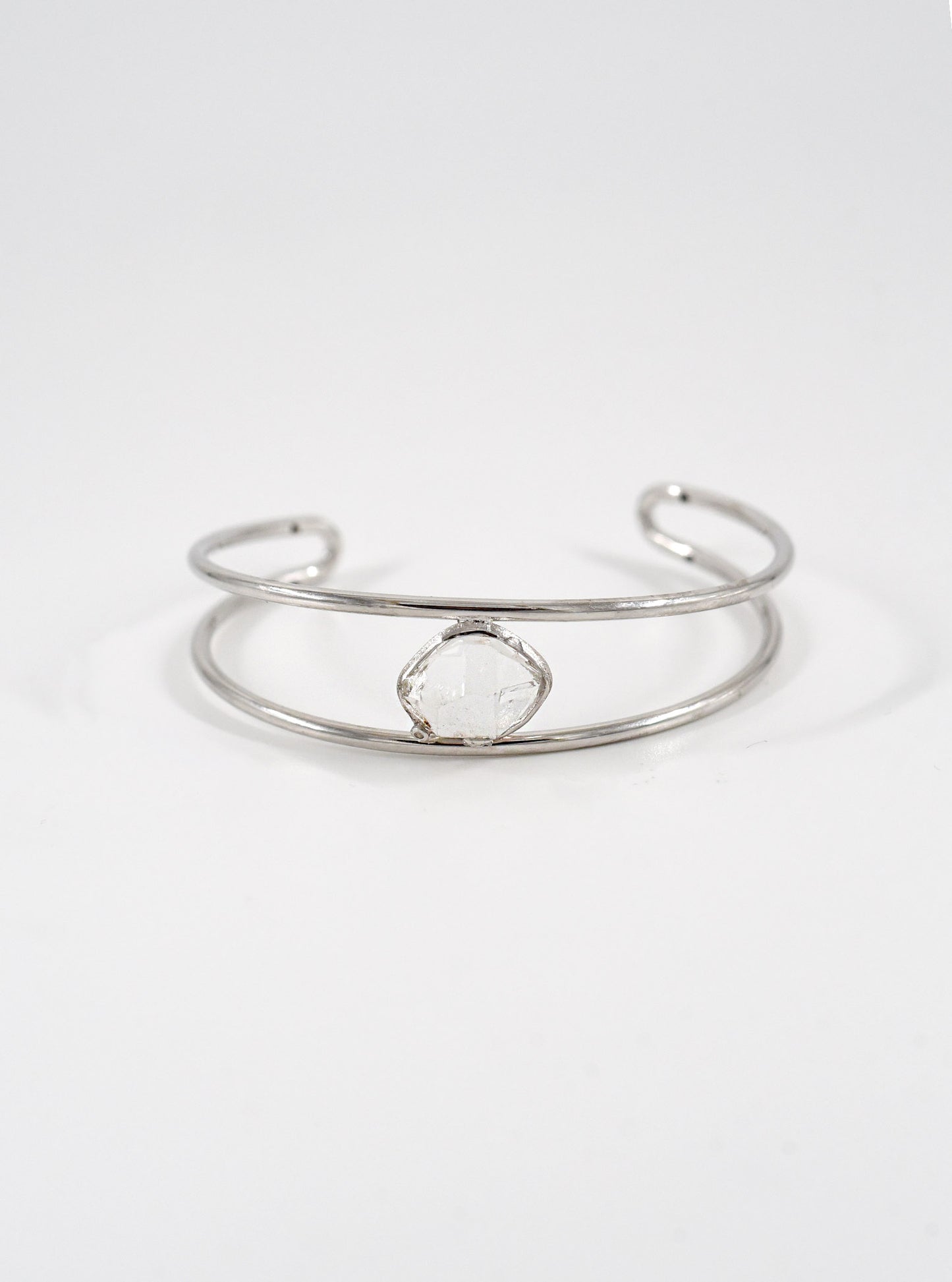 Herkimer Diamond Harmony Bangle