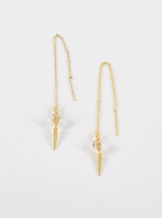 Herkimer Diamond Dazzle Drop Earrings