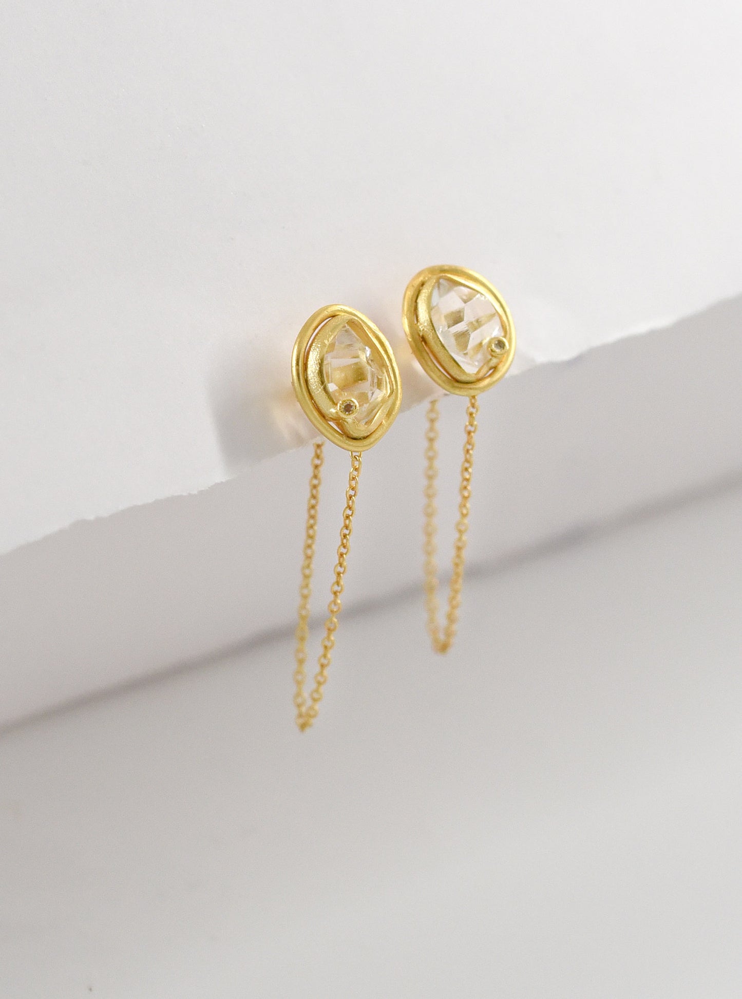 Herkimer Diamond Glamour Earrings