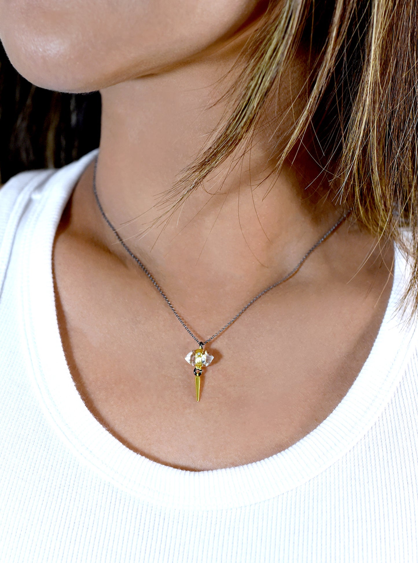 Herkimer Galaxy Necklace