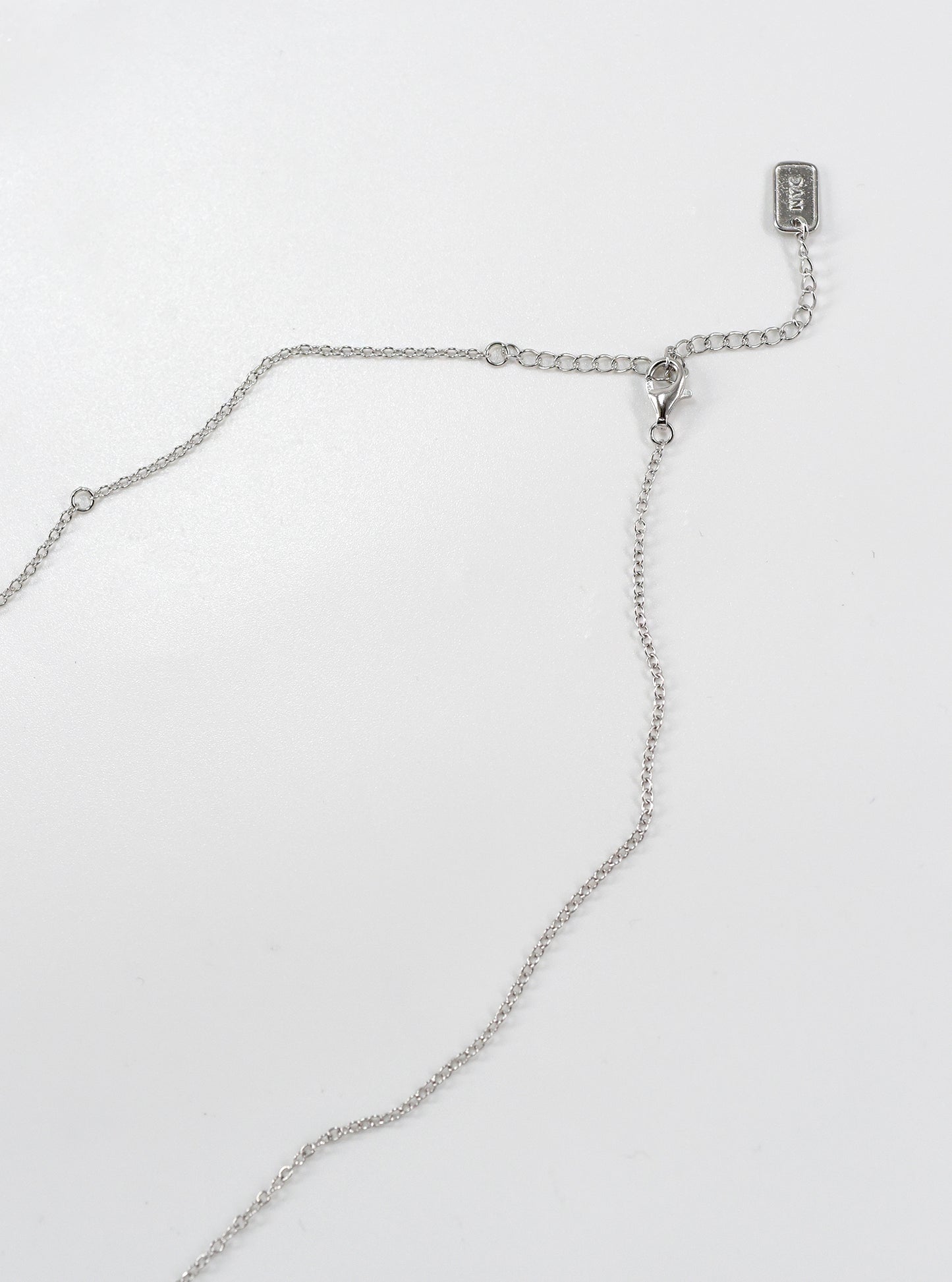 Herkimer Diamond Twiling Halo Necklace with diamond
