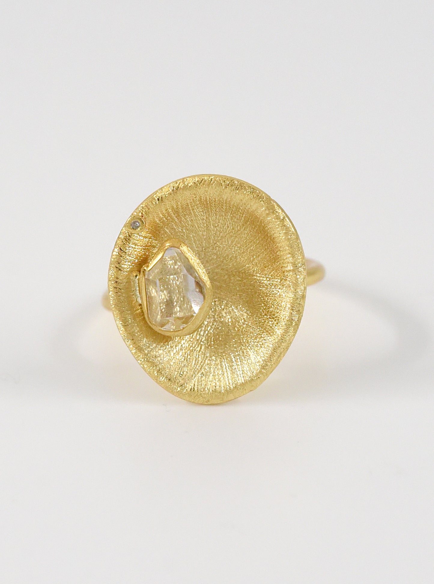 Herkimer Diamond Glamour Ring