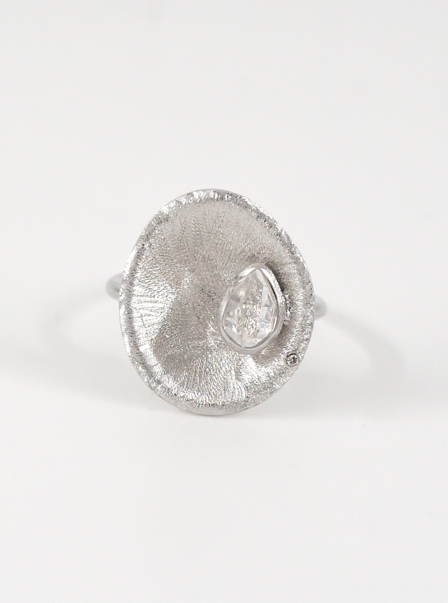 Herkimer Diamond Glamour Ring