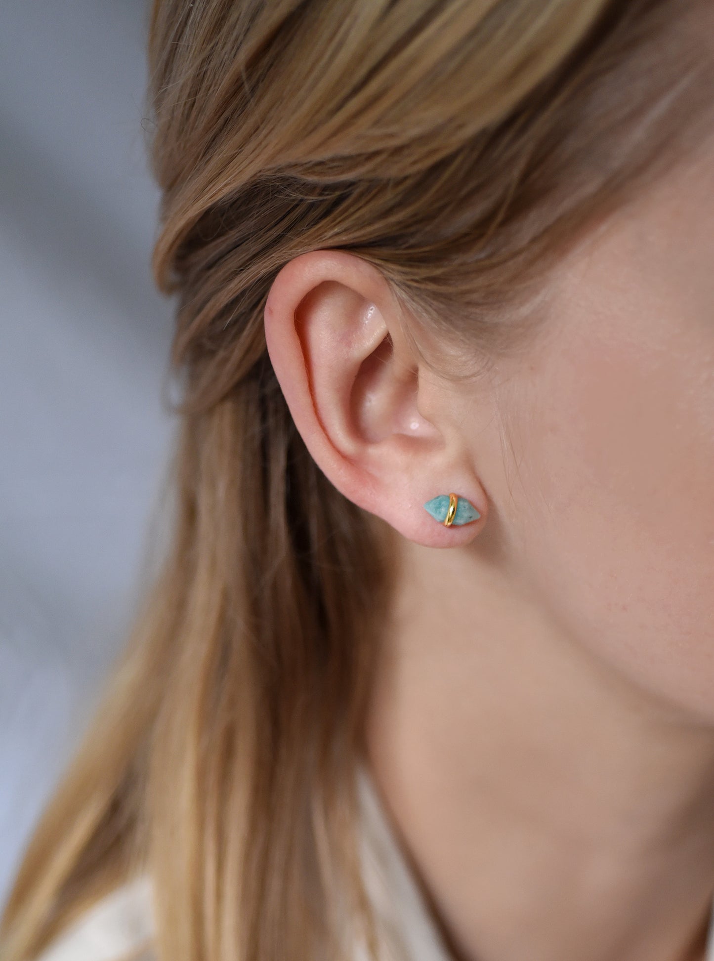 Mini Gemstone Stud Earrings