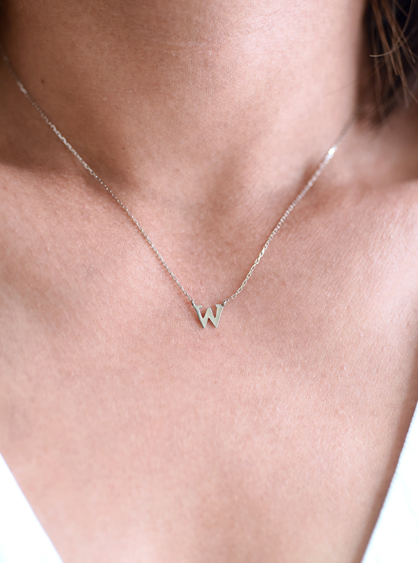 18k Gold Initial Necklace