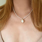 Natural Baroque Pearl with beaded Pearl Necklace