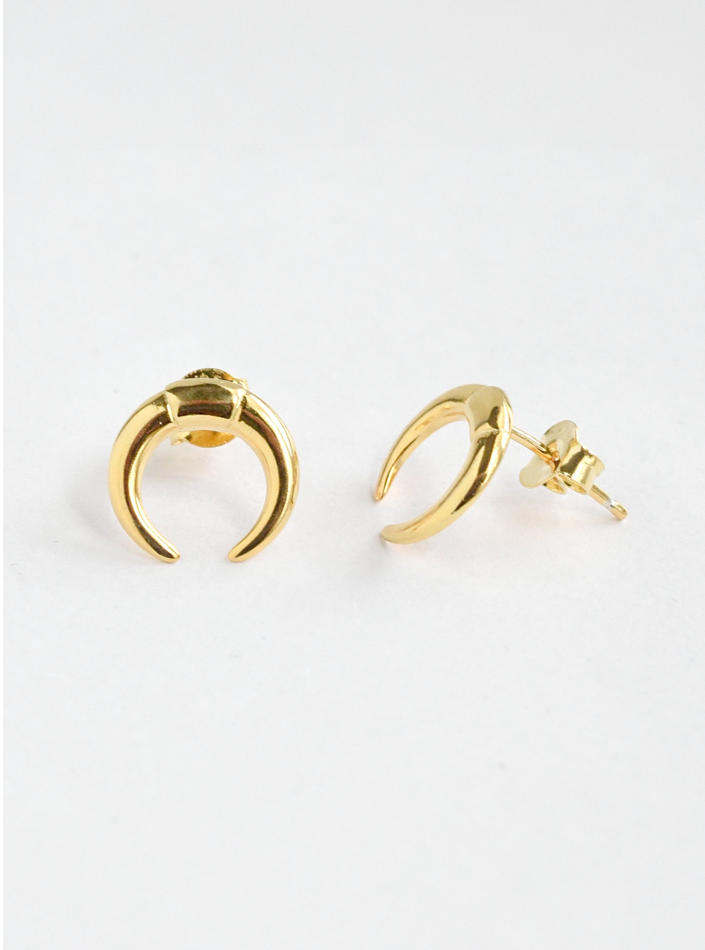 Crescent Horn Earrings