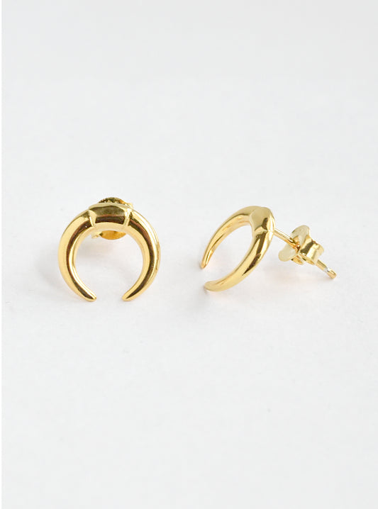 Crescent Horn Earrings