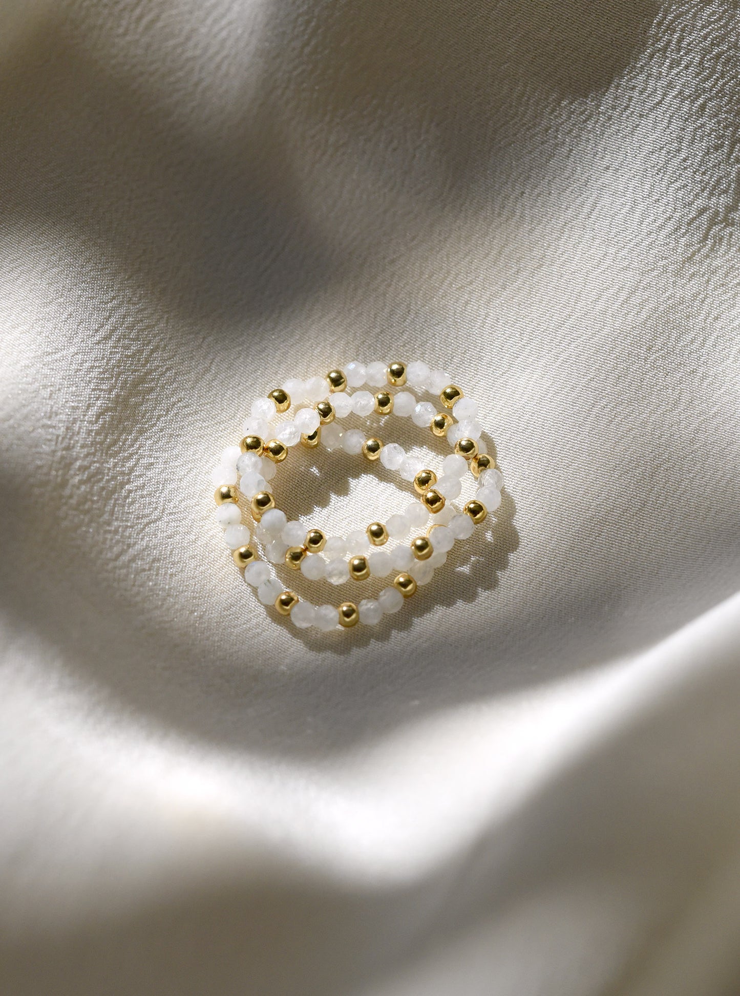 Stretchable Beaded Ring