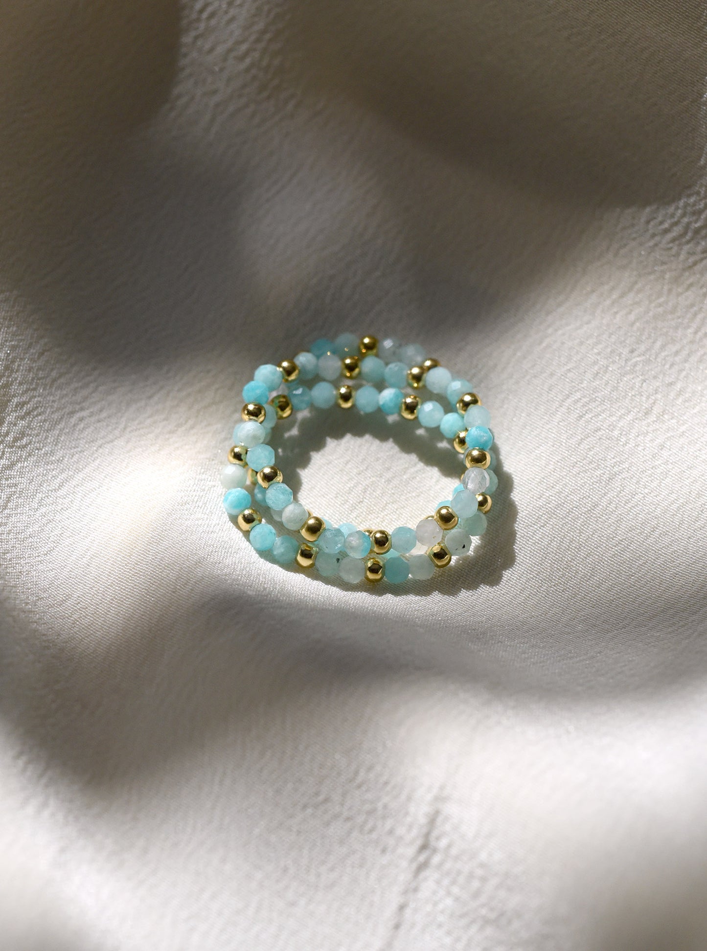 Stretchable Beaded Ring