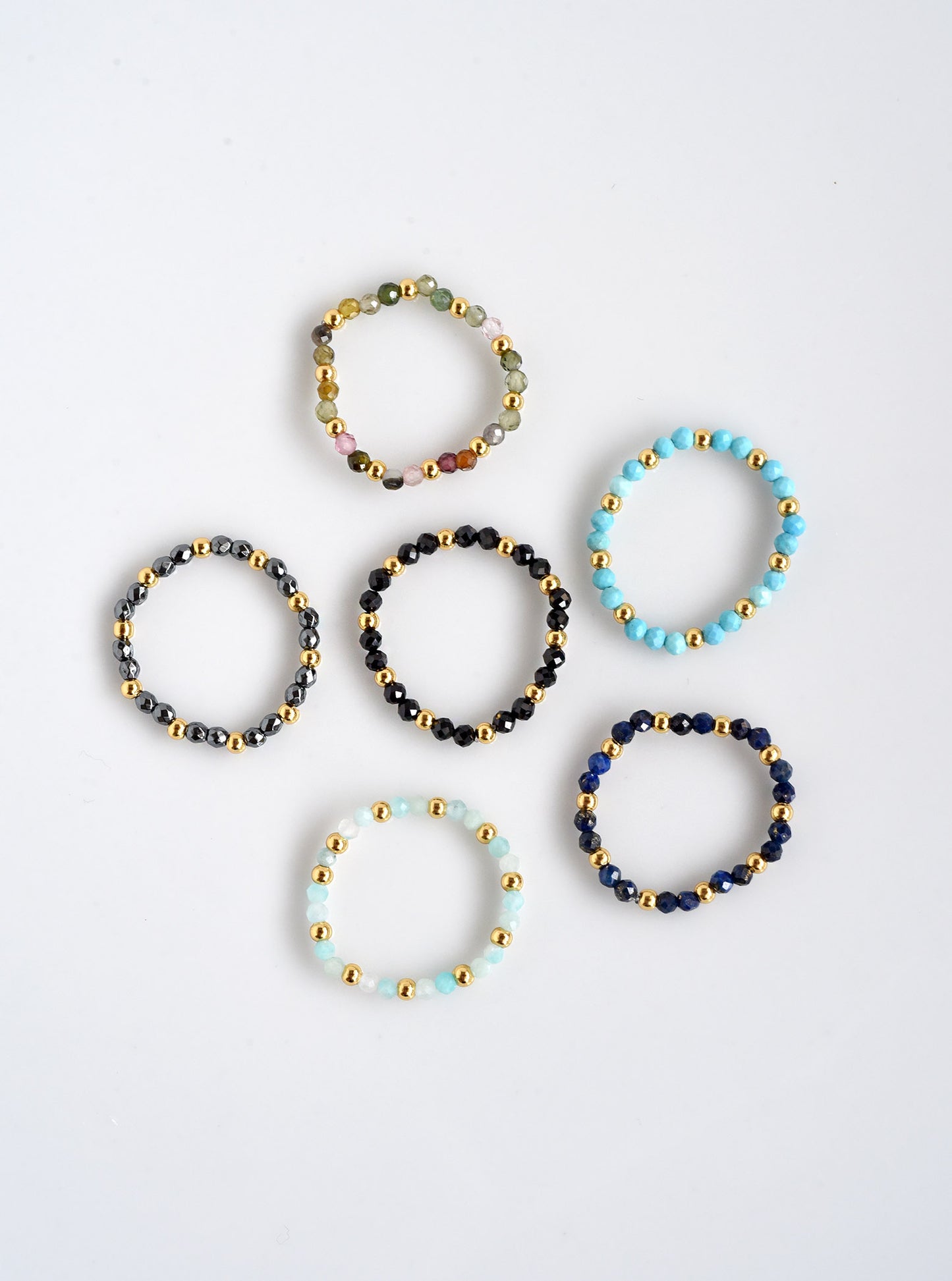 Stretchable Beaded Ring