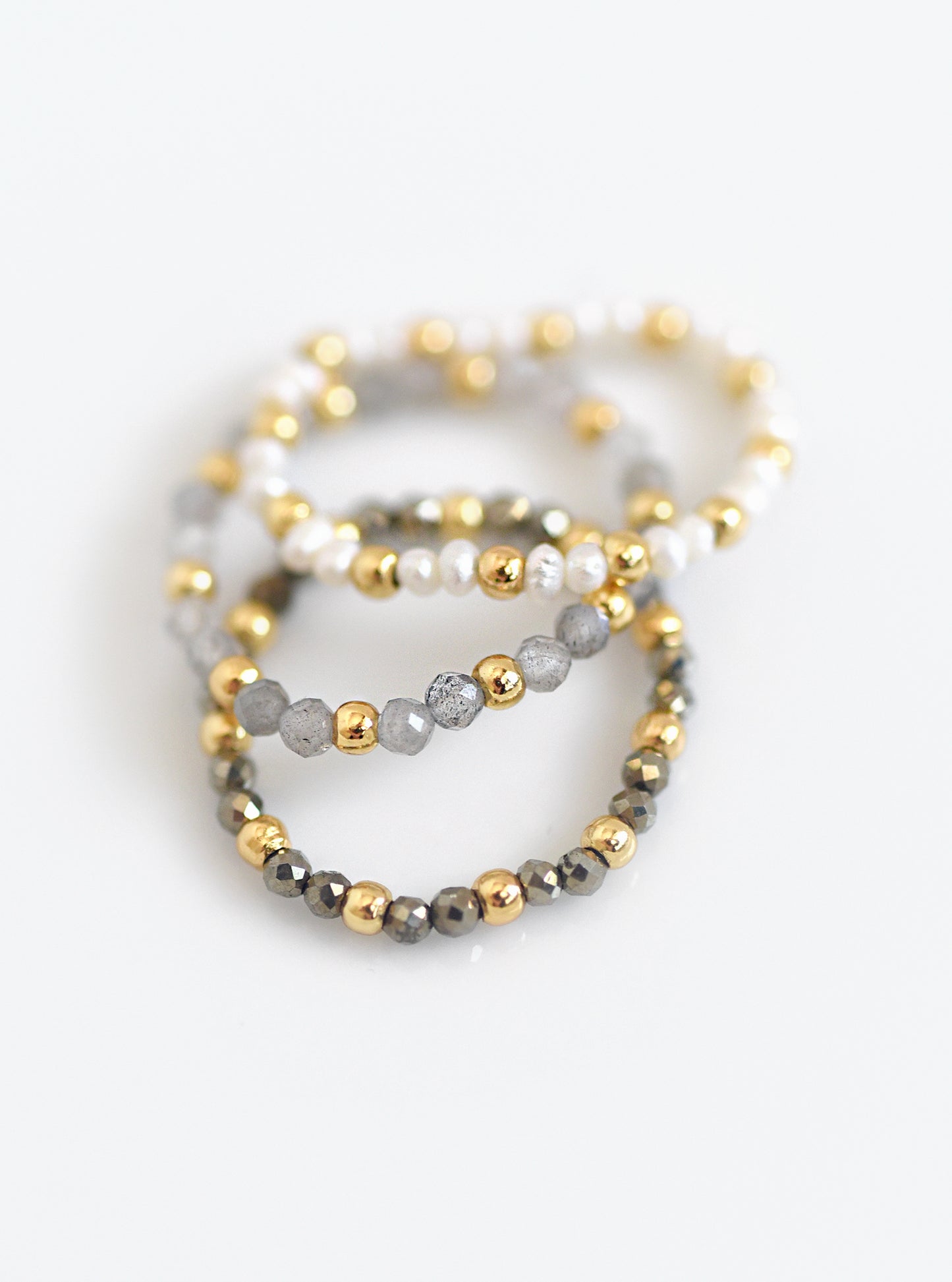 Stretchable Beaded Ring