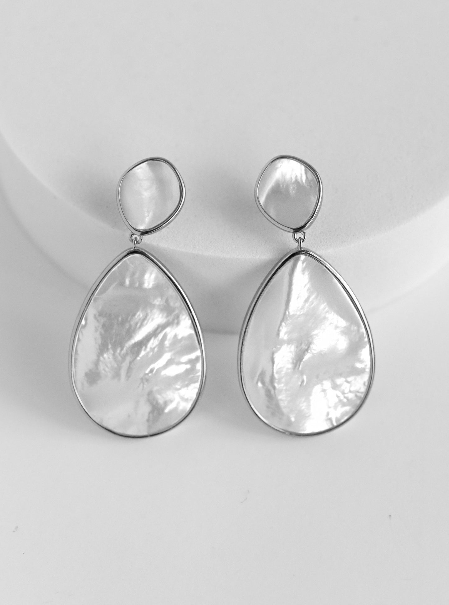 Double Teardrop Mop Earrings