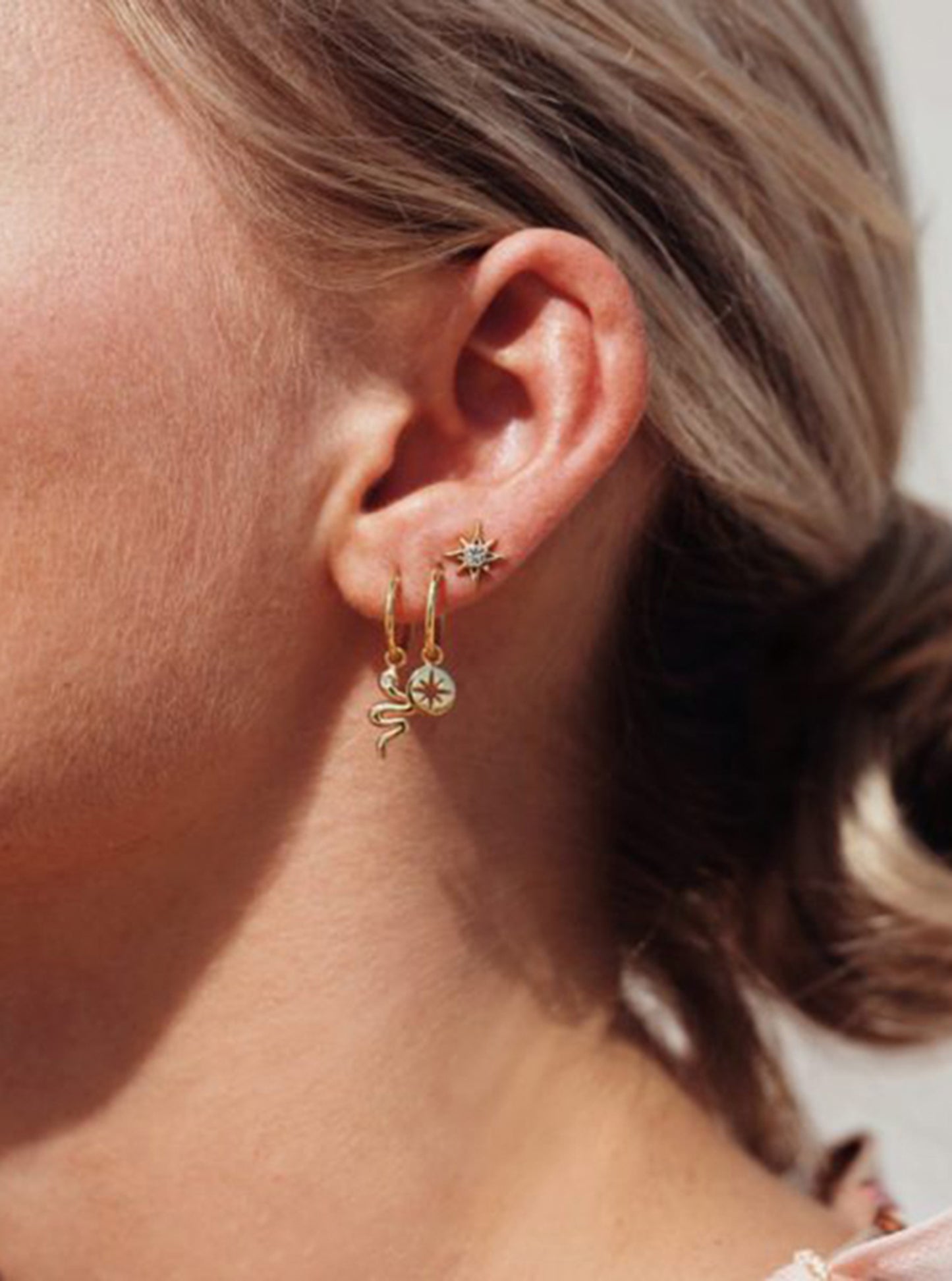 Polaris Coin Earrings