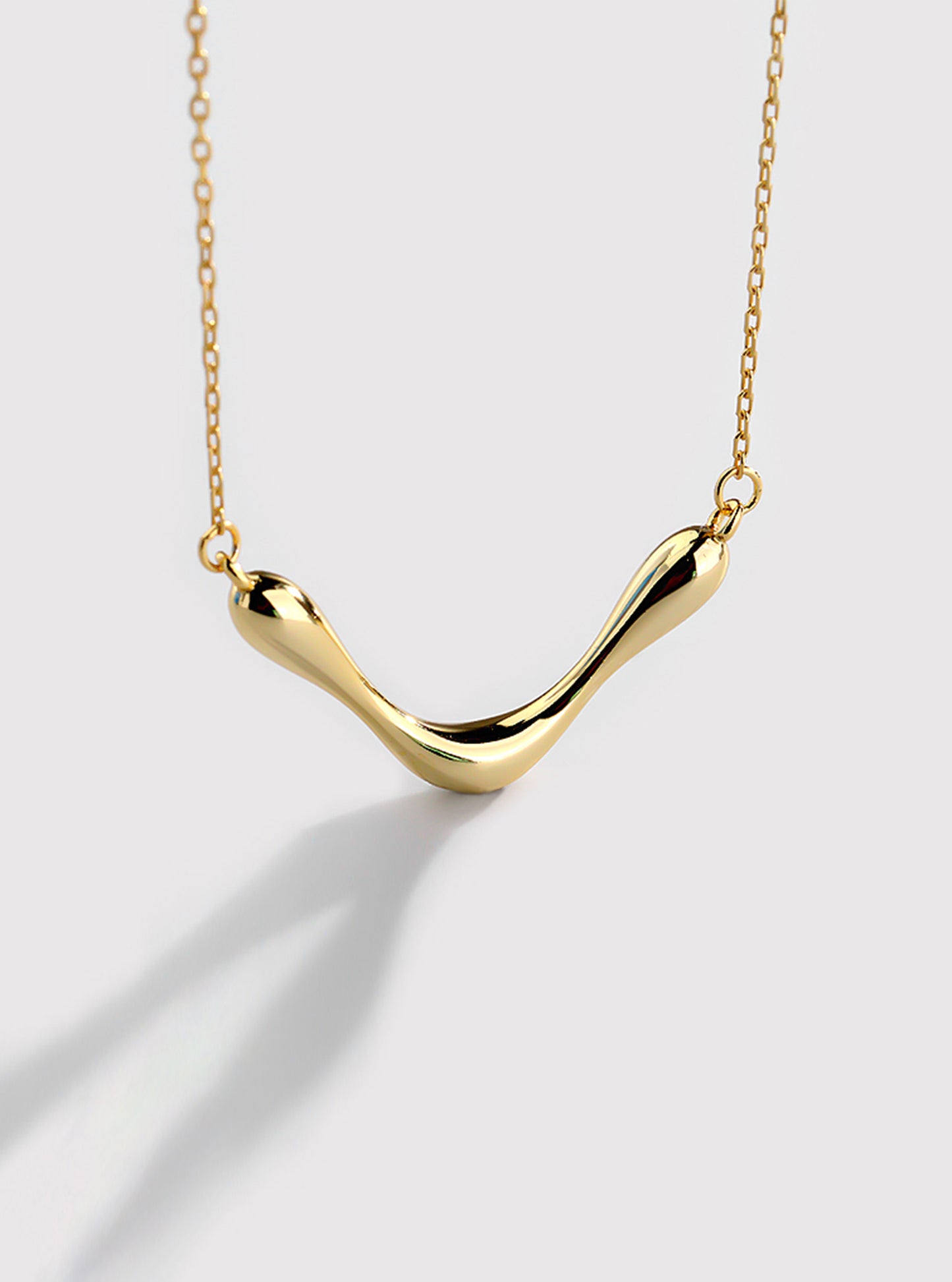V Shape Free form necklace