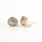 Diamond Geode Stud Earrings