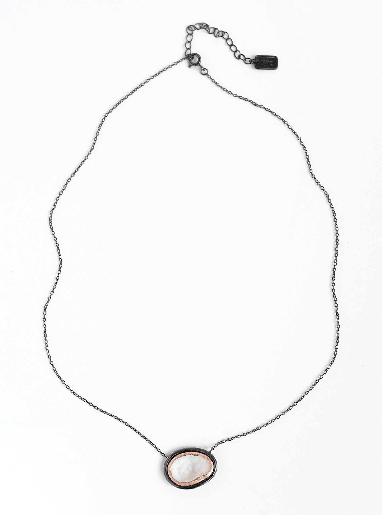 Diamond Geode Necklace