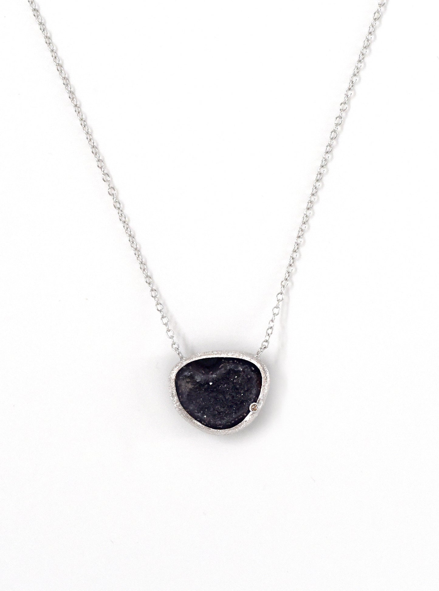 Diamond Geode Necklace
