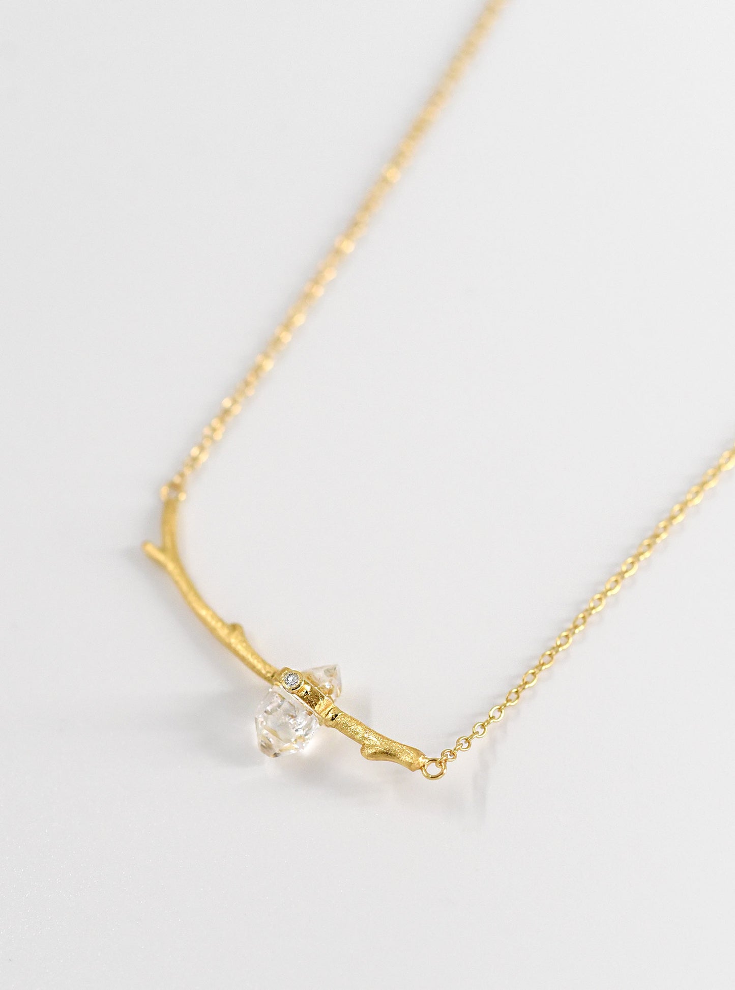 Branch Herkimer Diamond Necklace