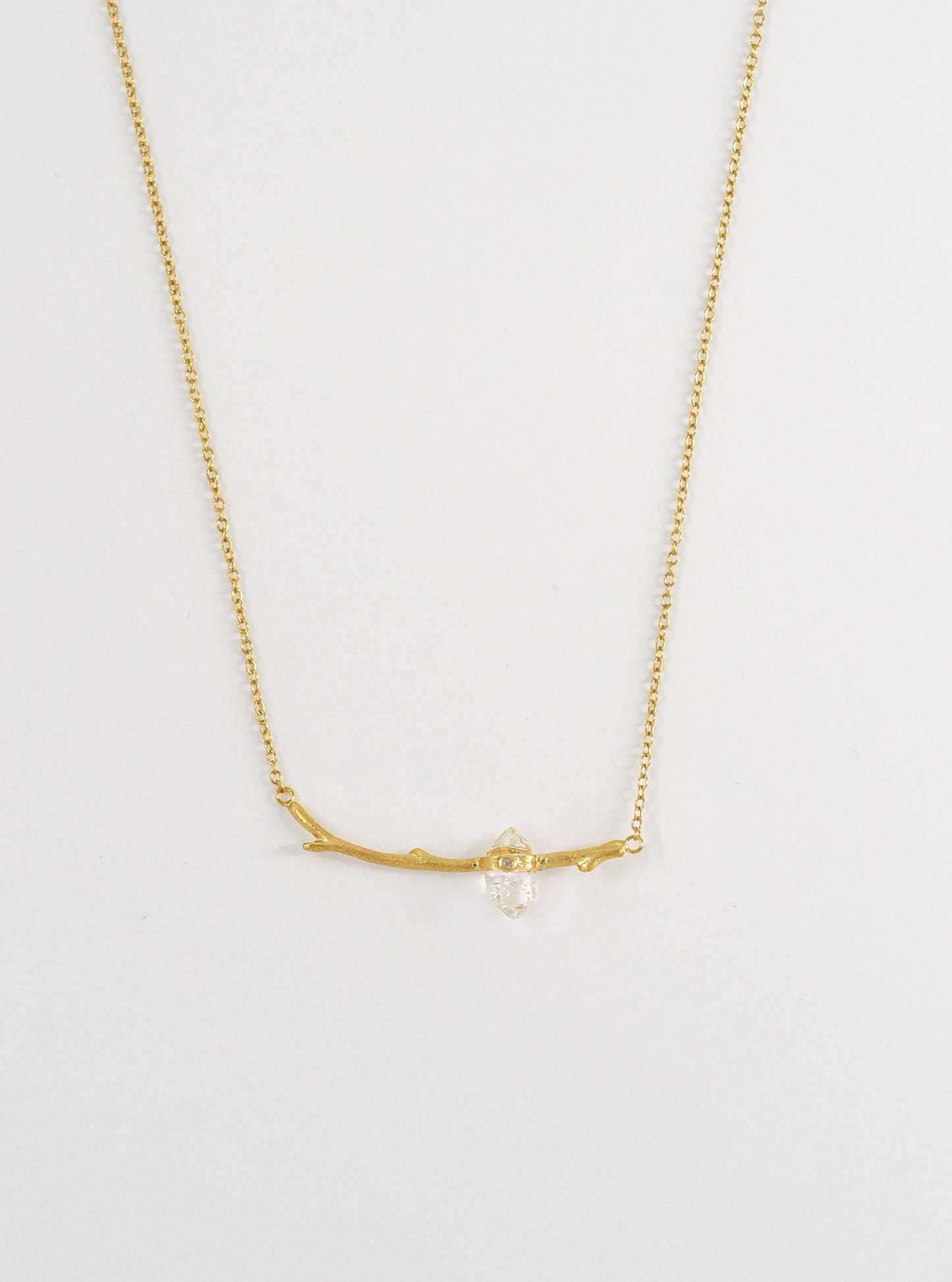 Branch Herkimer Diamond Necklace