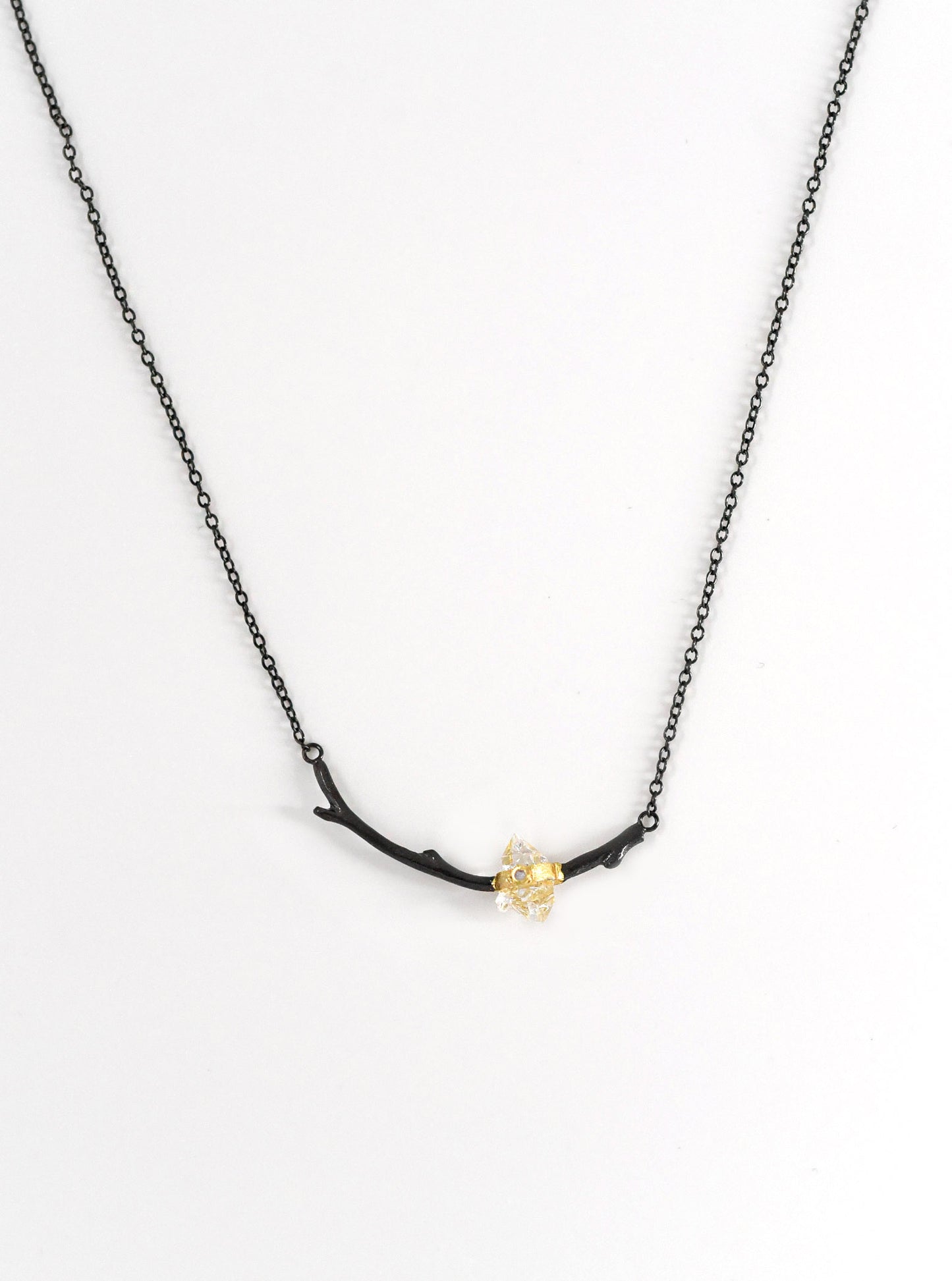 Branch Herkimer Diamond Necklace