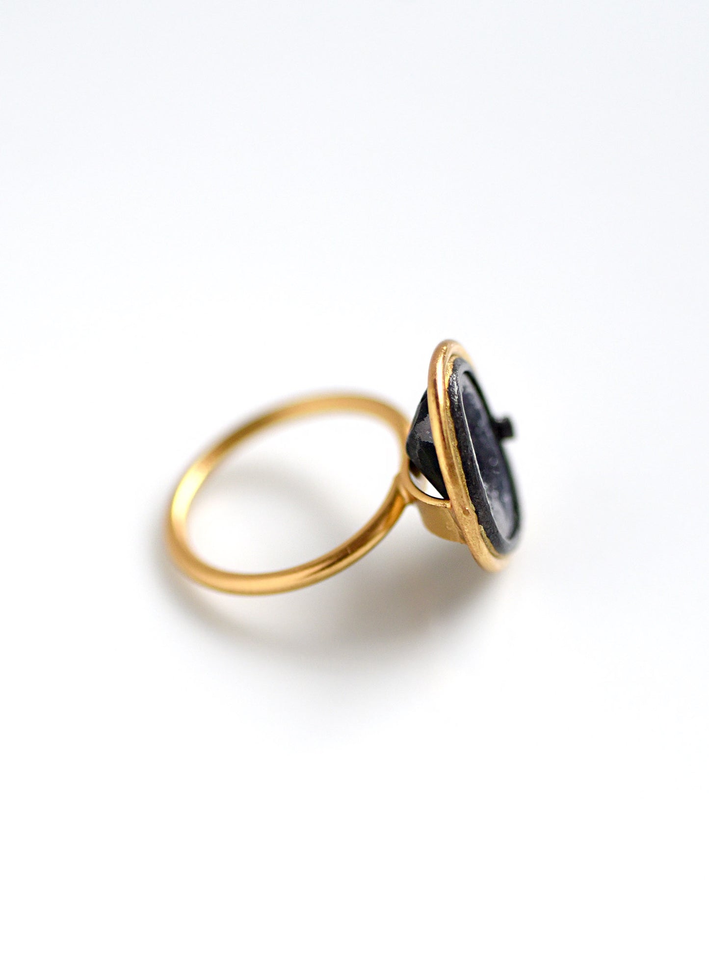Geode with Diamond Ring