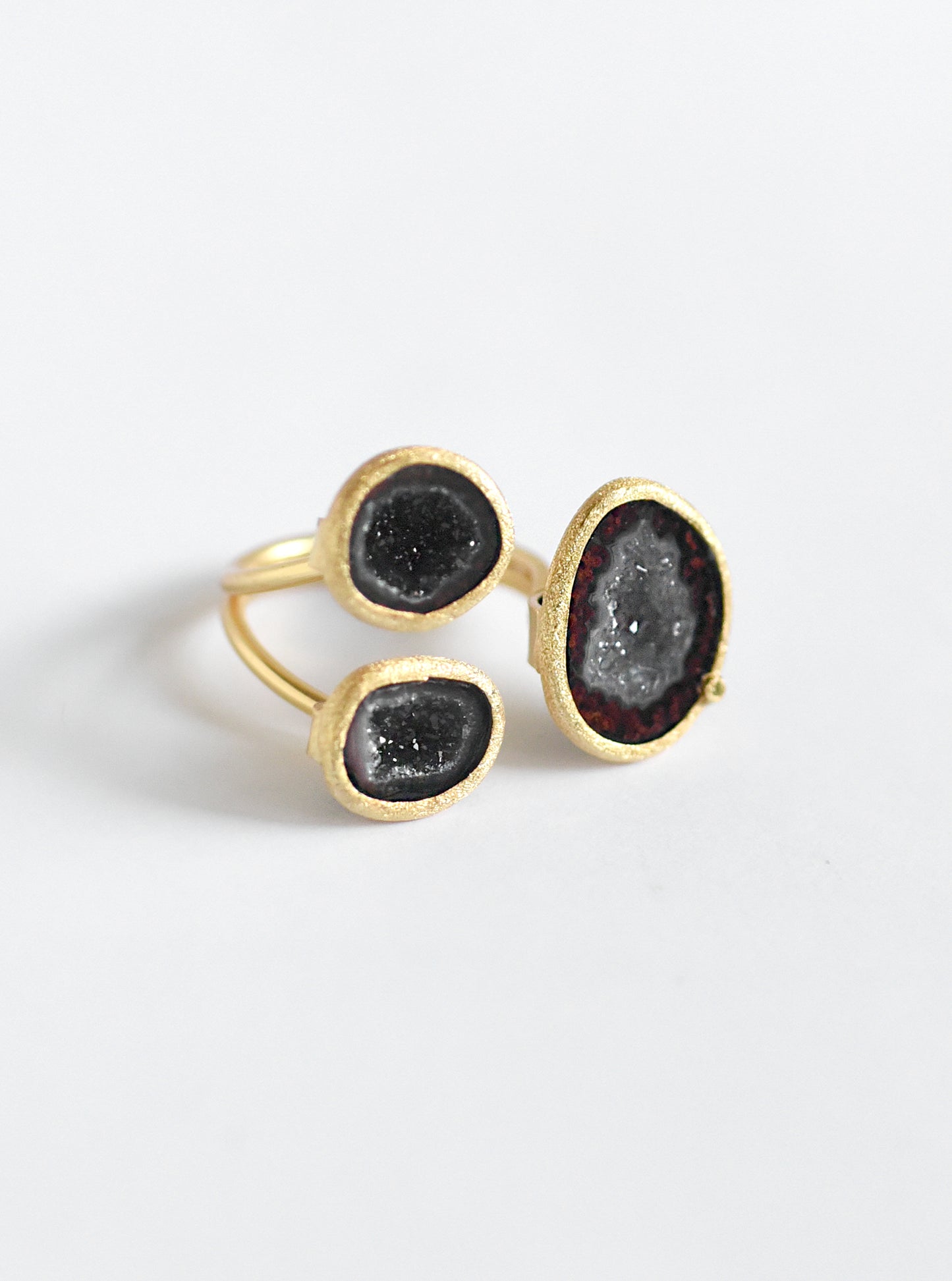 Diamond Triple Geode Ring