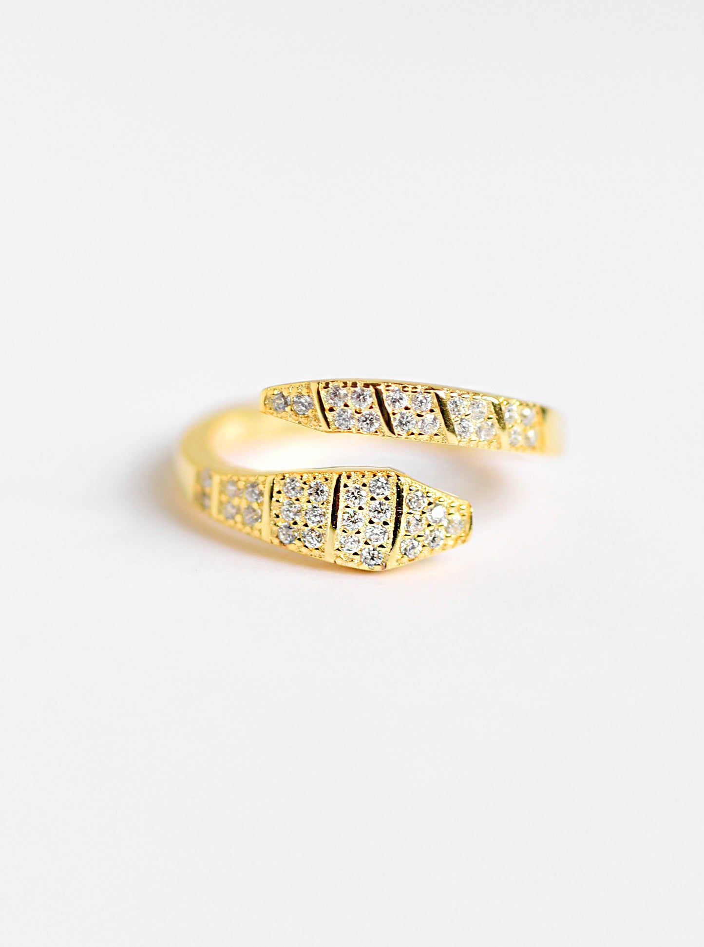 Adjustable Flat Snake Belt Ring
