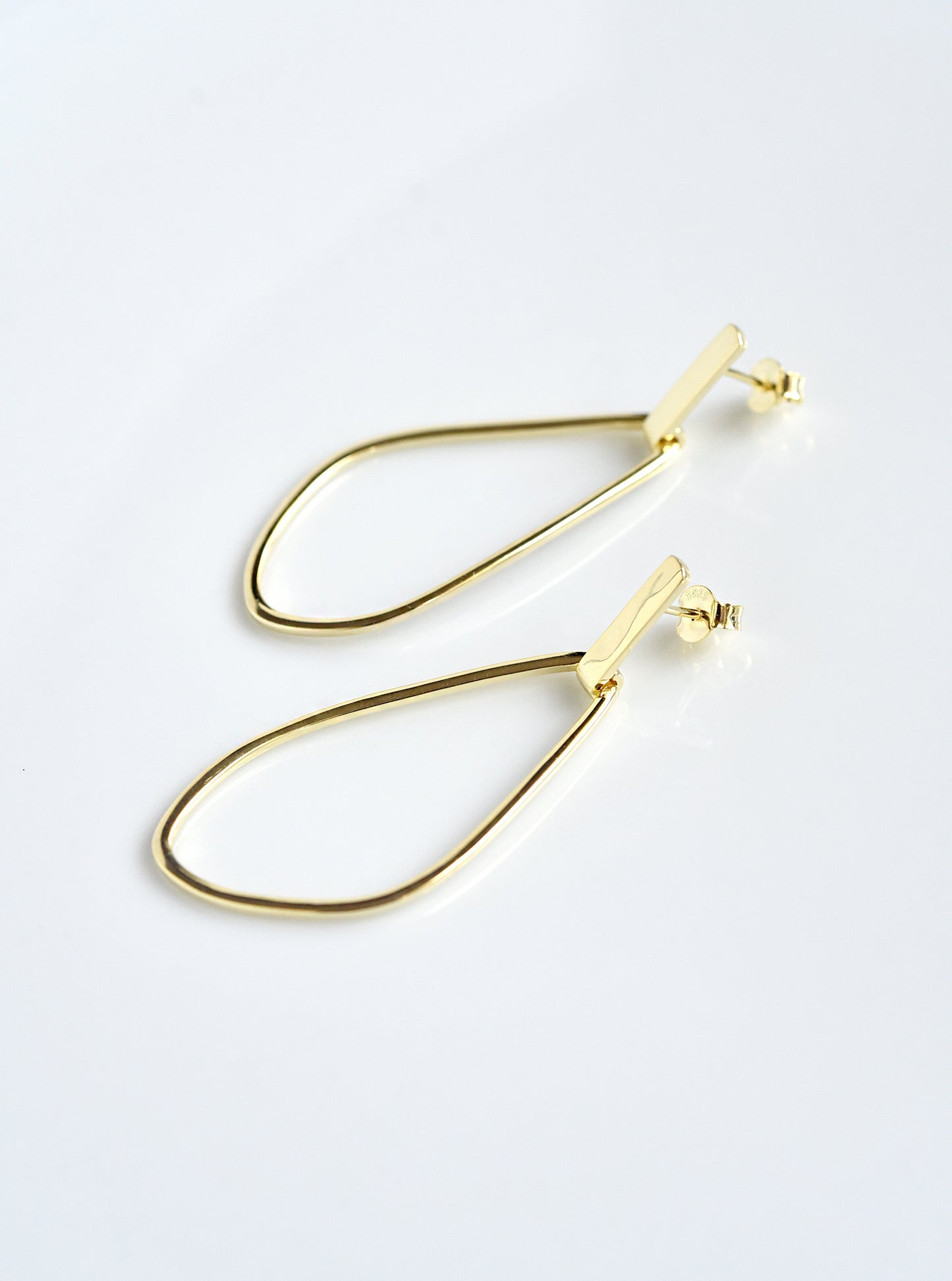 Free Form Plain Dangling Earrings
