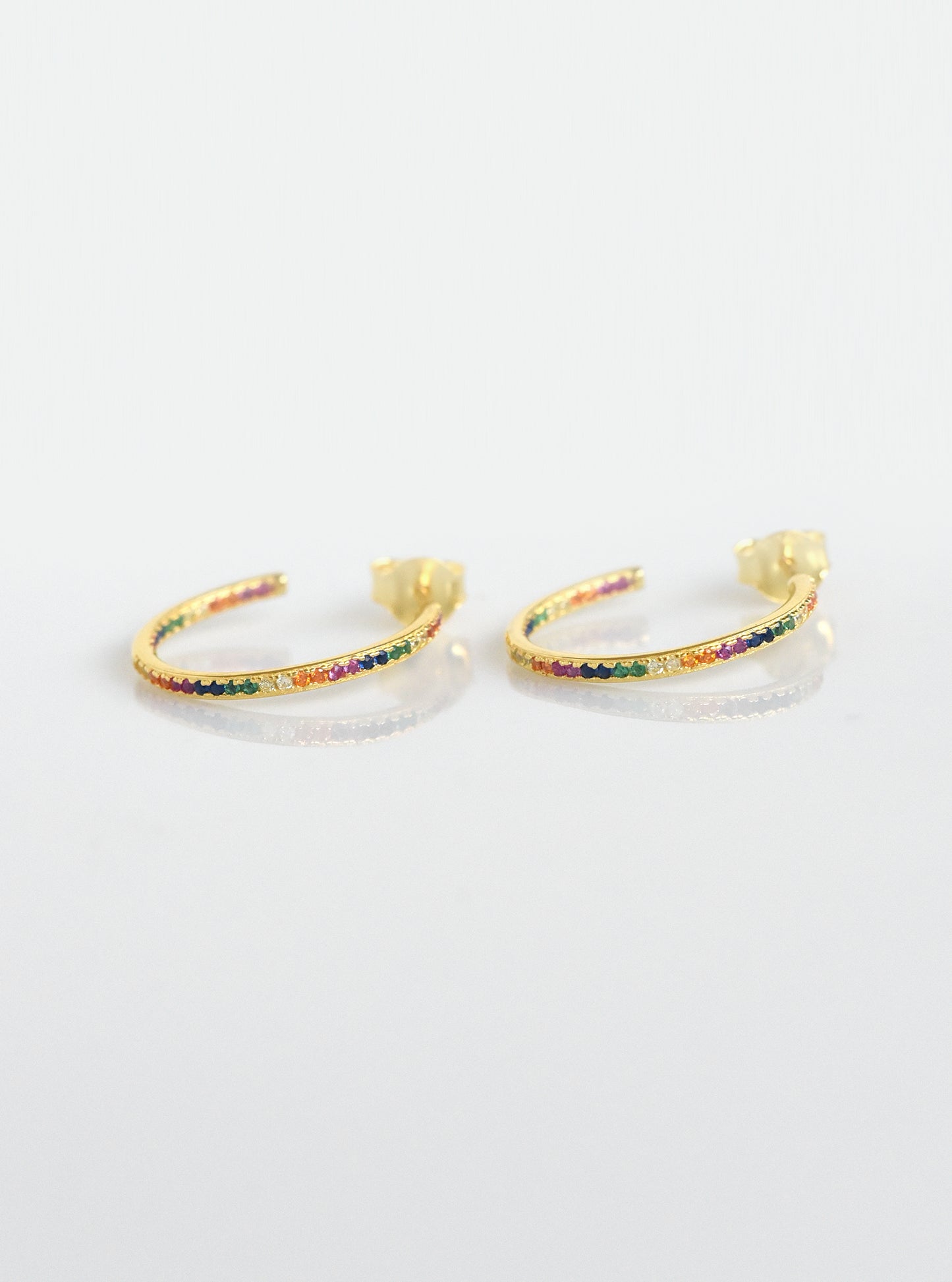 Half Hoop Inside-Out Multi Rainbow Hoop
