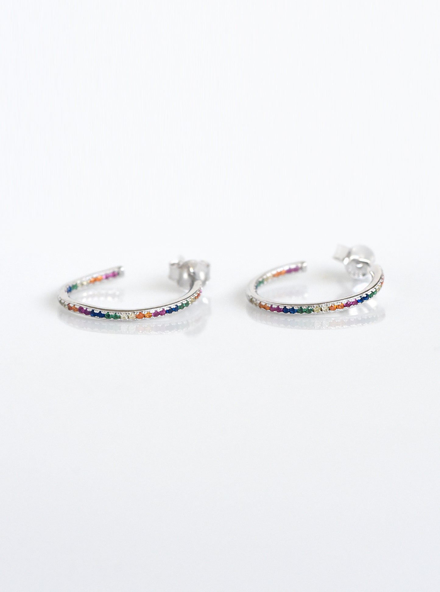 Half Hoop Inside-Out Multi Rainbow Hoop