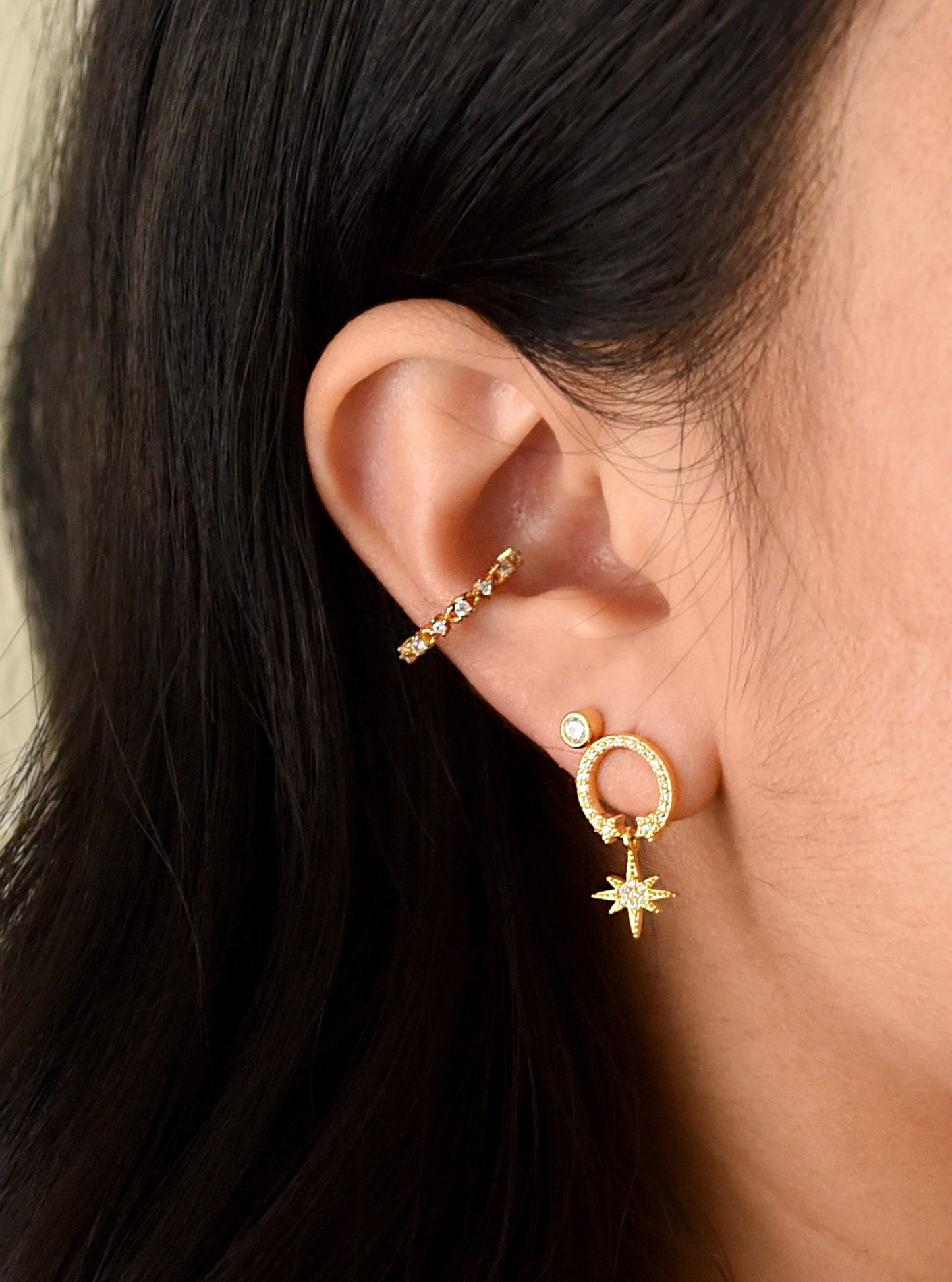 Mini Solitaire CZ Stud Earrings