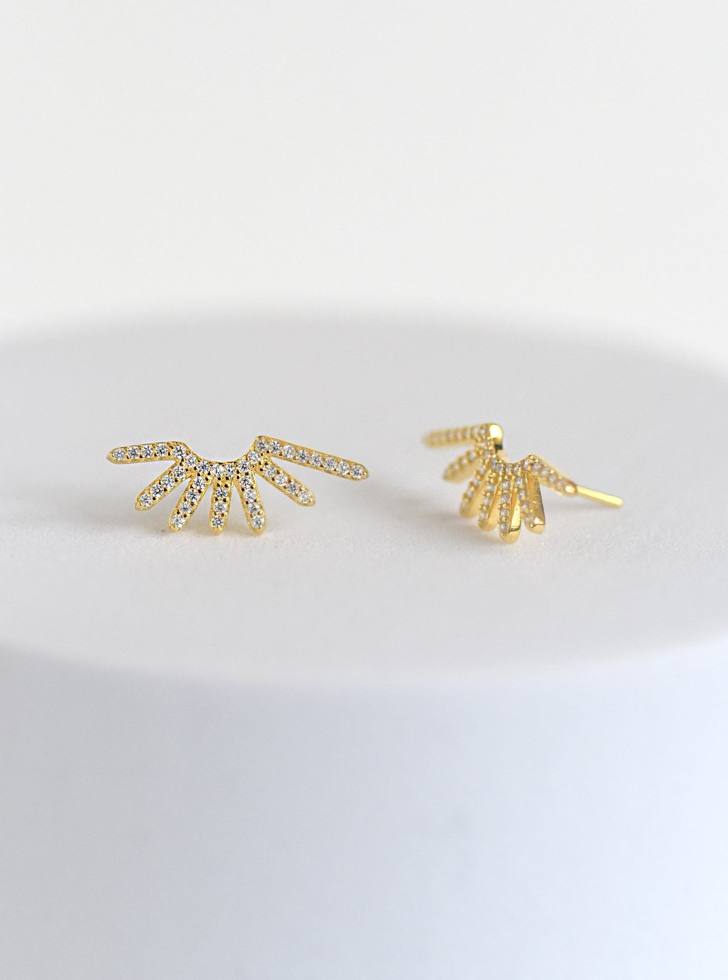 Fan Stud Earring