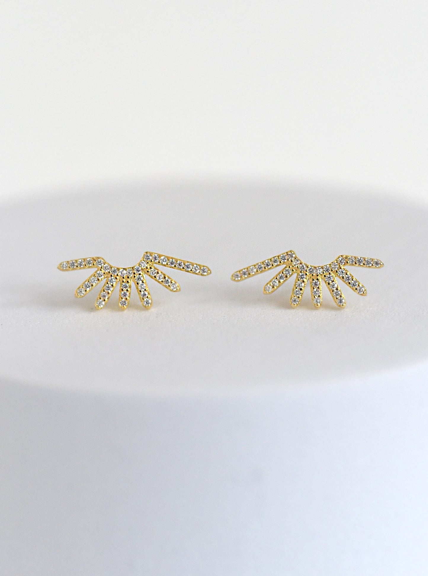 Fan Stud Earring