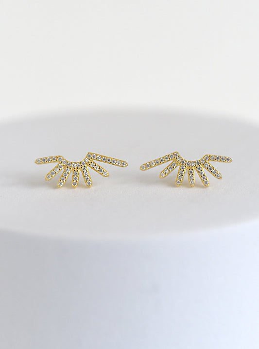 Fan Stud Earring