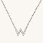 18k Gold Initial with Diamond Necklace