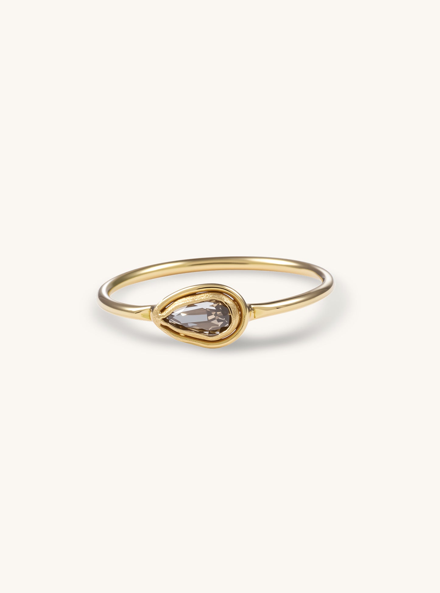 Teardrop Lumière Diamond Ring