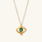 18K Gold Emerald with Diamond